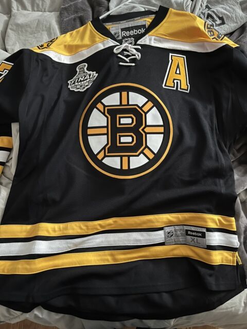 Reebok EDGE Tim Thomas Boston Bruins Women's Home Authentic with Stanley Cup  Finals Jersey - Black