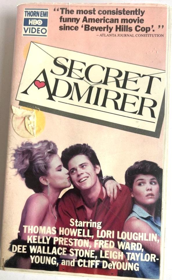 1985 Secret Admirer VHS  Big Box Kelly Preston/ Lori Loughlin Cult Following - Image 1 of 4