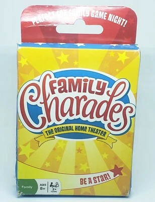 Family Charades Card Game Outset Media- 300+ Charades Travels Well  DAMAGED BOX - Image 1 of 4
