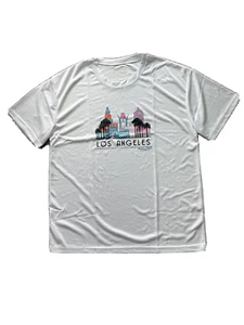 Graphic Tee Los Angeles Marathon Shirt Marathon Series Runner Tee White XL Men - Picture 1 of 1