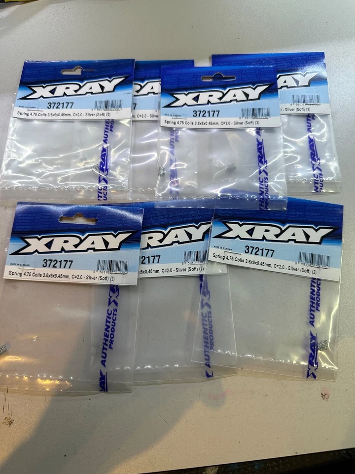 XRAY X12 Shock Spring (Silver/C=2.0) (2) [XRA372177] - Image 1 of 1