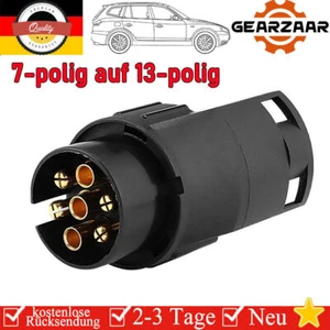 Adapter samochodowy z 7-biegunowego (pojazd) na 13-biegunowy (przyczepa) samochód osobowy krótka wersja - Zdjęcie 1 z 16