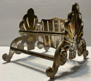 12 Space Silverplate Knife Holder Ornate Table Decor Buffet Dining Serverware - Picture 1 of 7