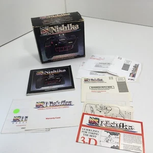 (NO CAMERA) Original BOX, MANUAL, BROCHURES ONLY for Nishika N8000 35mm 3D - Picture 1 of 17