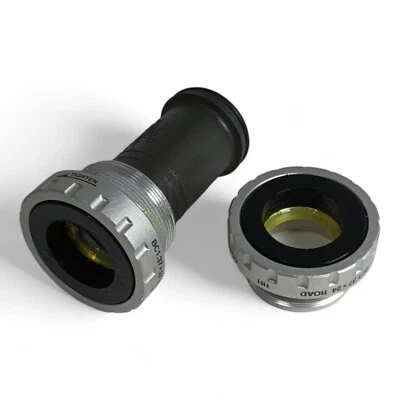 Shimano threaded Bottom Bracket Road Bike HollowTec Silver BB68 Fit Ultegra Dura - Image 1 of 4