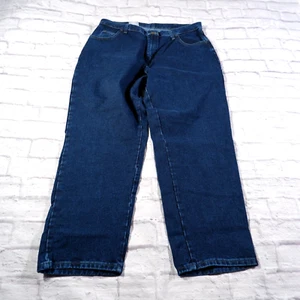NWT Wrangler Blues Relaxed Fit Medium Wash Straight Womens Blue Jeans Sz 18 x 30 - Picture 1 of 10