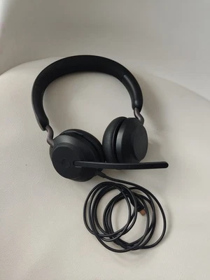 Jabra Evolve2 40 Headset Noise Cancelling UC Certified Stereo Headphones USB-C - Bild 1 von 2
