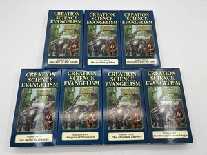 CREATION SCIENCE EVANGELISM SEMINAR Dr. Kent Hovind VHS Set of 7 ( used) - Picture 1 of 4
