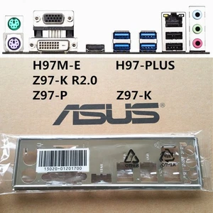 Backplate For ASUS H97-PLUS, Z97-K R2.0, H97M-E Motherboard IO Shield plate i/o - Afbeelding 1 van 1