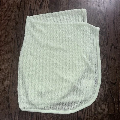 Трудно найти повседневное светло-зеленое вязаное детское одеяло Martha Stewart 100% акрил - Изображение 1 из 4