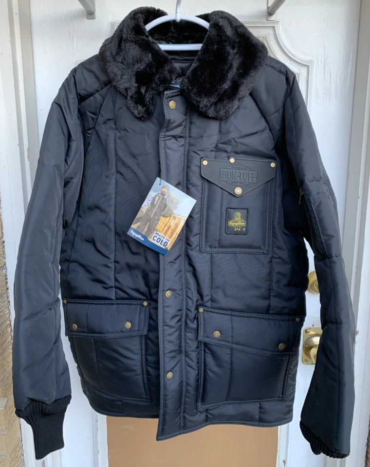 RefrigiWear Iron-Tuff Siberian Parka L 极冷天气工作服,-50°F 全新带标签 — 第 1/4 张图片