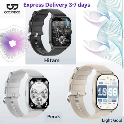 GOOJODOQ FB058 Smartwatch 2.01" HD Fitness Tracker Bluetooth GPS Health Watch - Image 1 of 4