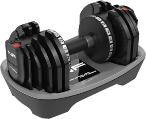 Newpower Fitness 25 kg Adjustable Dumbbell – 18 Weights in 1 with Anti‑Slip Hand - Picture 1 of 6