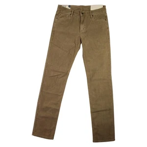 Marine Layer Corduroy Jeans Mens 32x32 Tan Slim Straight Stretch Soft Pants $148 - Picture 1 of 6