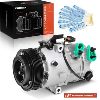 Compresor de aire acondicionado A-Premium con embrague para Kia Sportage 13-15 Hyundai ix35 2015 Foto 1 de 4