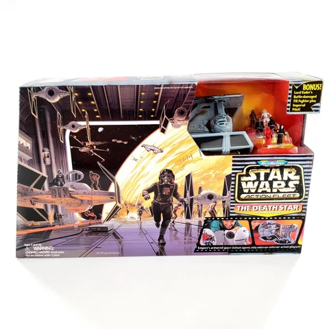 Vtg 1995 Galoob Micro Machines Star Wars The Death Star Action Fleet Set Sealed Cover