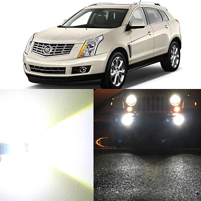 Luz antiniebla Allá Lighting 9145 bombillas LED blancas súper brillantes 6000K para Cadillac SRX Foto 1 de 4