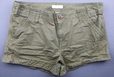 Pantalones cortos chinos de tiro medio para mujer Forever 21 Los Angeles verdes talla 27 (Msr 30x2) Foto 1 de 4