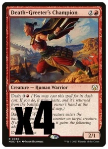 MTG | Death-Greeter's Champion (x4 Playset) | (NM) March of the Machine - Picture 1 of 1