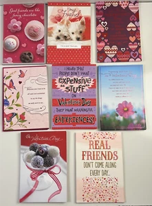 Valentine's Day Cards Lot With envelopes - 8 Unique Varieties Unused - Picture 1 of 11