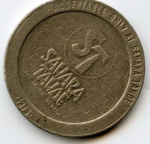 Nevada, Lake Tahoe: Sahara Tahoe 1.00 Slot Token 1981 - Imagen 1 de 2