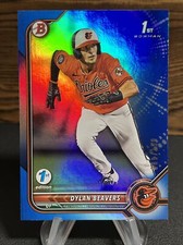 2022 Bowman Draft 1st Edition Dylan Beavers #BD-160 1st Bowman Blue Foil /150