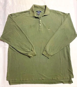 Karl Kani Long Sleeve Rugby Shirt Hip Hop Men’s 3XL Sage Green Logo 90s Retro - Picture 1 of 8
