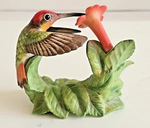 Colibrí de Topacio Rubí De Colección con Trompeta Creeper Bronson Coleccionables 1996 Usado en Excelente Condición - Imagen 1 de 5