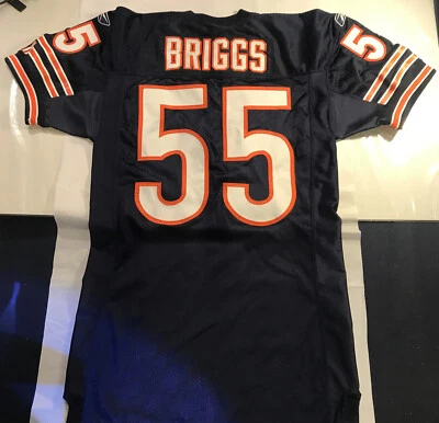 Camiseta deportiva rara emitida por el juego del jugador Lance Briggs de los Chicago Bears 🔥 Oferta real Arg5 Foto 1 de 4