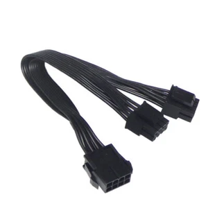 CPU Power Splitter Cable 8Pin to Dual CPU 8 Pin CPU to Motherboard Power Adapter - Picture 1 of 12