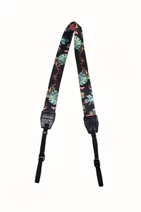 Oahu Camera Strap / Hawaiian Flower Design - Picture 1 of 1