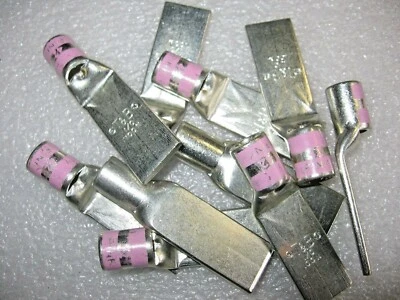 THOMAS & BETTS Lot of 10) T&B 54255BT Blank Tongue Copper Compression Terminal Lug 1/0 Std. Bbl