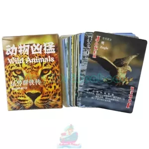 Deck 54 cards of The World Cruel Wild Animals Collectible Playing card/Poker - Picture 1 of 6