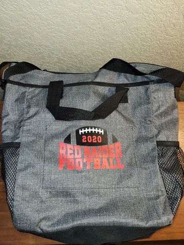 2020 Memorabilia Texas Tech Red Raiders Tote Bag Purse Cover