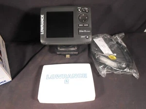 Lowrance ELITE-5 DSI Fishfinder Chartplotter Head Unit w/ Johnny Ray base - Picture 1 of 6