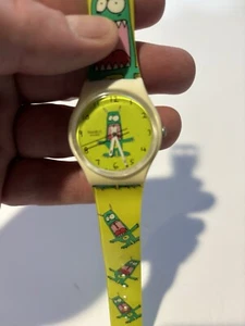 Vintage Swatch Watch Swiss Movement New Battery Works Great - Picture 1 of 3