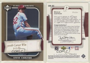 2005 Upper Deck Classics Classic Moments Materials Steve Carlton #CM-SC HOF