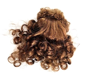 CaSioux Puppenperücke fr Japan Made in Hong Kong für 10-11 in Puppe goldbraun Locken - Bild 1 von 6