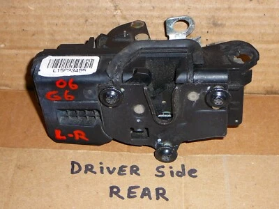 2005 2006 Pontiac G6 LEFT REAR driver side back Door Latch w- Power Locks OEM - Image 1 of 3