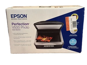 Epson Perfection V500 Photo Color Flatbed Scanner NEW in BOX - Picture 1 of 5