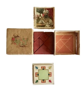 pUZZLE ANTIQUE VINTAGE RICHTER’S ANCHOR W/ BOOKLET & PATENT 1914 CARDS neocurio - Picture 1 of 16