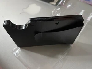 Slim Minimalist Metal Wallet Credit Card Holder Money Clip RFID Blocking Black - Picture 1 of 9