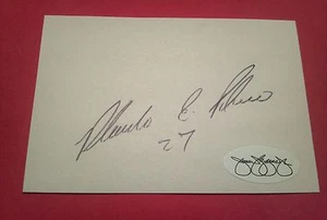 Placido Polanco Cut Index Card Autograph   JSA   Signed  Auto - Picture 1 of 1