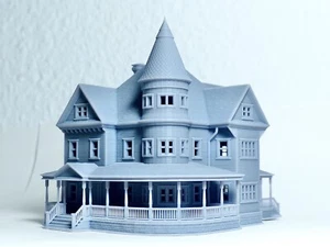 Z Scale House - Queen Anne style Victorian House 1:220 for Model Railway - Photo 1/11