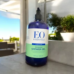 Gel doccia rinfrescante EO agrumi e menta lavaggio corpo 32 oz aloe, camomilla, tè bianco - Foto 1 di 3