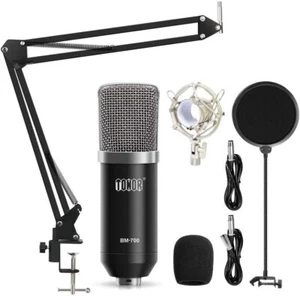 TONOR Kondensator PC Mikrofon XLR bis 3,5 mm professionelles Studio Recording Kit - Bild 1 von 18