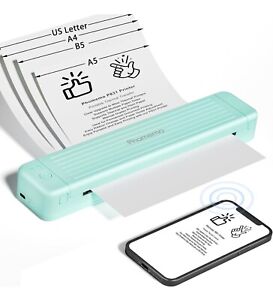 Wireless Portable A4 Bluetooth Printer Inkless Thermal + Plain Paper Duplex P831