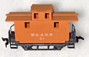 HO Scale Western & Atlantic Bobber Caboose 4 Wheels W.&A.RR 21 - Picture 1 of 5