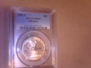 1992-P Olympic Commemorative Half Dollar MS69 PCGS - Picture 1 of 2