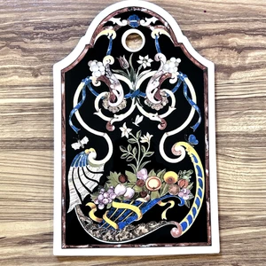 Tabla de queso Villeroy Boch Intarsia 9 1/2 Alemania colección castillo cornucopia - Imagen 1 de 9